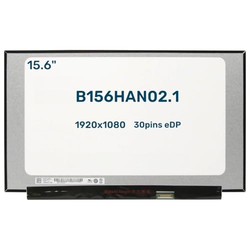 Image of 15.6 inch Laptop Screen Replacement B156HAN02.1 fit LP156WFC-SPD1 N156HCA-EAB NV156FHM-N48,FHD 1920x1080,IPS,30pins eDP,LCD LED Display