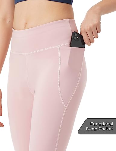 Image of PUMP'D Women's Stretchable Leggings -Two Deep Side Pockets, Ankle Length, Lightweight, Anti-Odor, Squat Proof, Dry Tech, Ultra Soft Seams