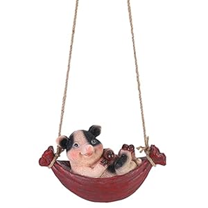 Standbeelddecor, het standbeeld van de harswerf, parkdecoratie voor de binnenplaats van de binnenplaatsgemeenschap Toneeldecoratie(Swing bloem varken)