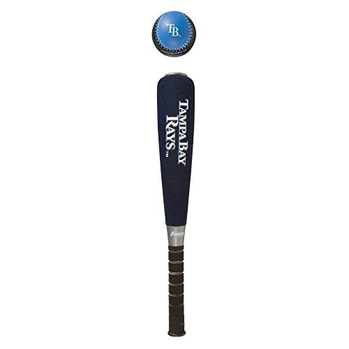 Image of MLB Tampa Bay Rays Team Jumbo Foam Bat and Ball Set, 21-Inch, Blue
