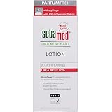 SEBAMED Trockene Haut Urea Akut 5% 400 ml Lotion parfumfrei, Feuchtigkeits-Lotion mit Süßmandelöl für Männer und Frauen, lindert spürbar Juckreiz und hilft sehr trockene Haut zu glätten
