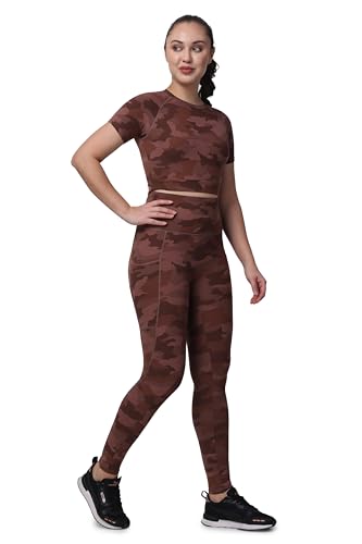 Image of SPLORR Premium Tights and Bra High Waist Stretchable Gym Tights Leggings Gym wear /Active Wear Yoga Pants Zumba /Dance Womens Workout Gym Tight Stretchable Workout Yoga Gym and Sports Bra Set