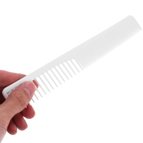 Peine profesional para corte de cabello 17.5x3cm blanco miniatura 3