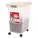  IRIS Premium Airtight Pet Food Storage Container, 55-Pounds, Almond