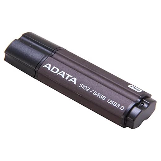 ADATA Elite S102P USB3.0 Flash Drive 64GB, Titanium Gray (AS102P-64G-RGY)