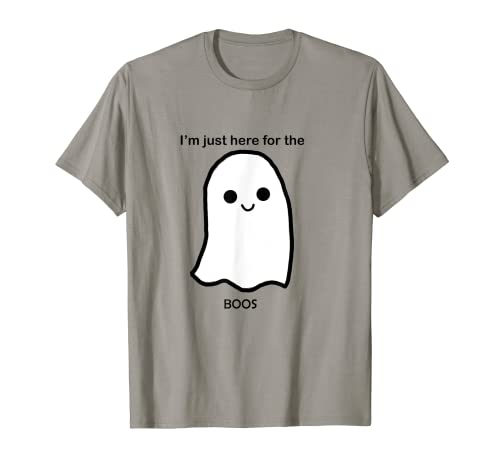 Halloween Solo estoy aquí por los abucheos Camiseta