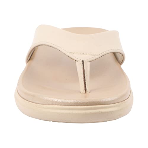 Image of Medifeet Women's Leather Thong Slippers