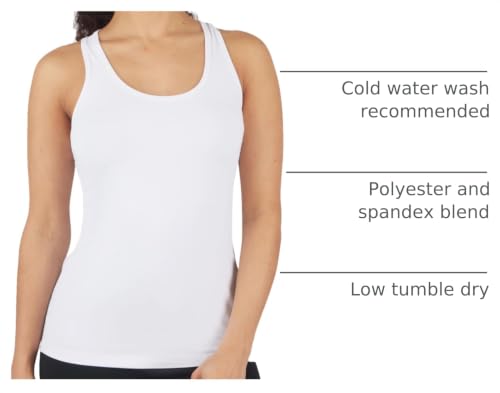 Image of Yogalicious Womens Lightweight Tank Top Soft Racerback Workout Yoga Sleeveless Quick Dry Top