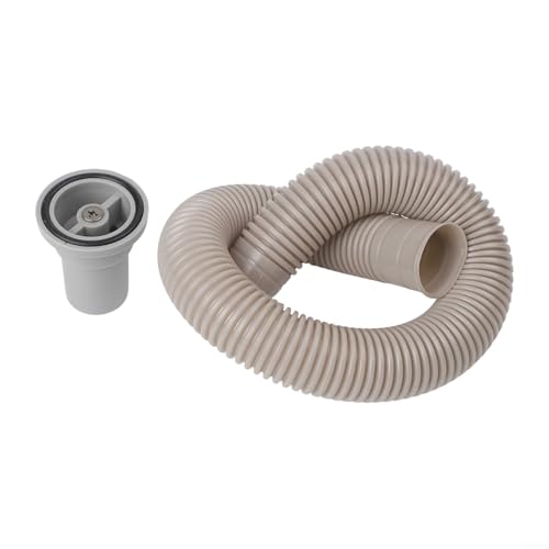 Cabezal de tubo de desbordamiento con diseño redondo hacia arriba para desagües de fregadero de cocina, proporcionando prevención de desbordamiento y compatibilidad con diversas instalaciones de
