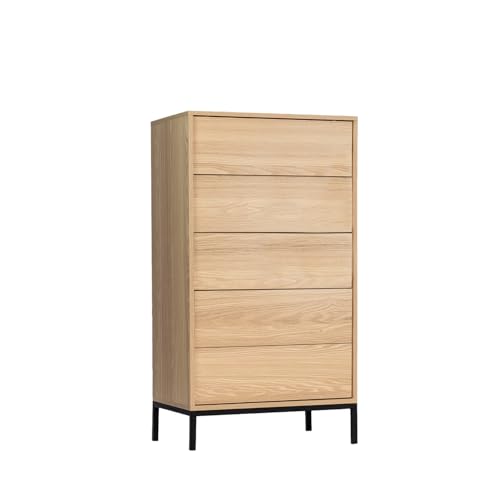 KLAST Sinfonier de 5 cajones en Madera Color Natural