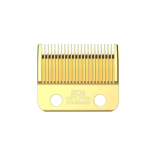 JRL Professional Hair Clipper Taper Blade for Barber Hair Cutting & Debulking Aluminum-Coated Self-Sharpening Technology for Smooth Consistent Results Fits FF2020C & Professional Clippers Gold