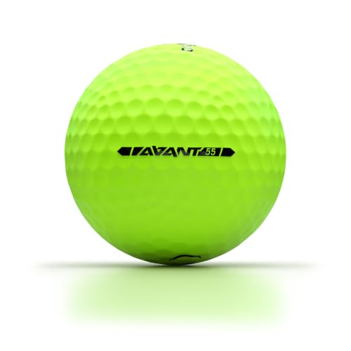 ONCORE GOLF - Avant 55 Value Golf Balls | Green Matte (One Dozen | 12 Premium Golf Balls) - Award Winning Performance