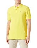 Scotch & Soda Essential Organic Cotton Pique Polo, Camisa Polo de los Hombres, Lemon 0853,