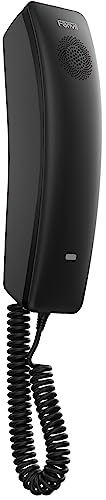 Fanvil H2U Compact IP Phone, Black; 10-Speed Dial Keys; 1 Programmable DSS Key; 10/100Mbps Ethernet; PoE Power Supply; 2 SIP Lines; Direct IP Dial; Acoustic Echo Canceller; Call Logs; HD Voice