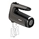 Tefal Power Mix Silence Handmixer, 600 Watt, variabler Geschwindigkeitsregler, Turbo- und Auswurf-Funktion, extrem leiser Motor, Handrührgerät inkl. 2 Rührbesen und 2 Knethaken, grau, HT650E38