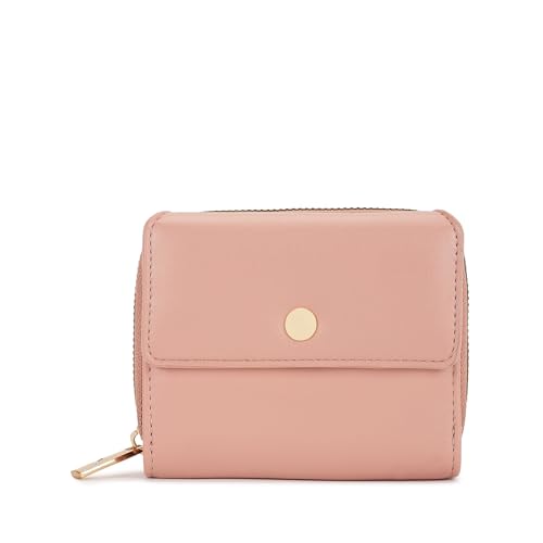 Image of Fastrack Women's Mini Organizer Wallet | Flap Closure, Tri-Fold Design, Zip Coin Pocket, Card & Cash Slots | Compact & Organized | 6 Months Warranty