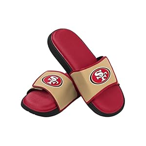 FOCO San Francisco 49ers NFL Mens Foam Sport Slide – M