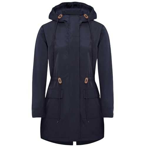 Chaqueta funcional con bolsillos e impermeable para lluvia de mujer 3
