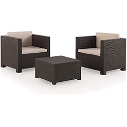 Divan Jardin Conjunto de jardín diva tete a tete beige