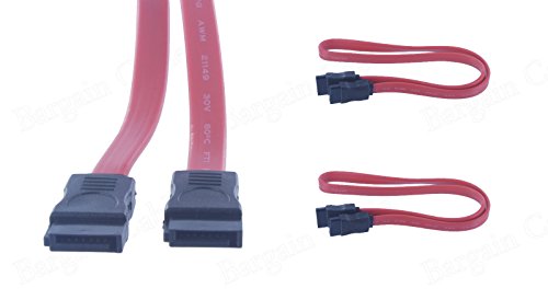 Cable de datos SATA recto 16 pulgadas x2