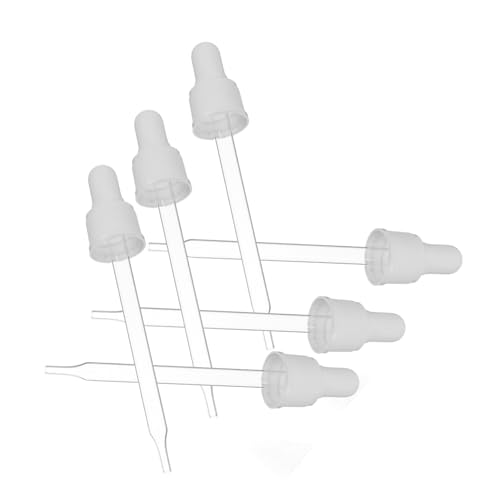 VILLFUL 6pcs Soda Dropper Glass Droppers Liquid Droppers Drink Pipette Droppers Pipettes Dropper Droppers for Soda Making Tip Droppers Liquid Pipette Droppers Glass Soda Pipette Droppers