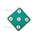Gogogmee Fencing Training Rubber Fencing Equipment Wall-Mounted Targets for Accurate Practice