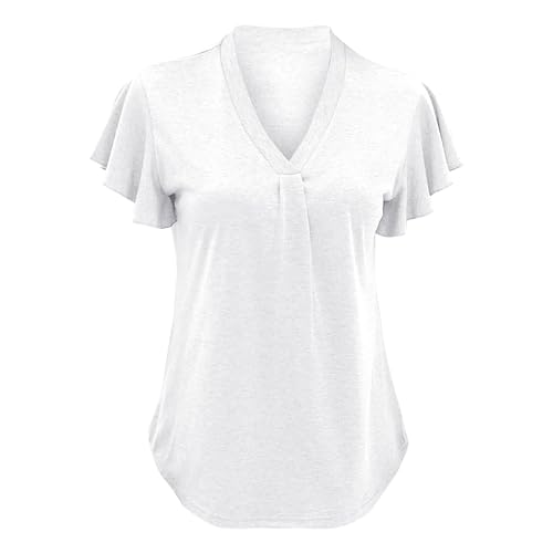 Mis Pedidos Realizados 2024 Blusa Flamenca Mujer Camisetas AlgodóN Camiseta Verano Cuello V Camiseta Tirantes Punto Roupas Femininas Da Moda Blusas Vaporosas Ofertas