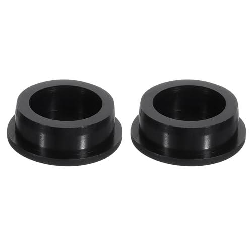 Image of uxcell 2 Pcs Black Plug Holes, Waterproof Rubber Button Plug for 41mm / 1.61 inch Hole