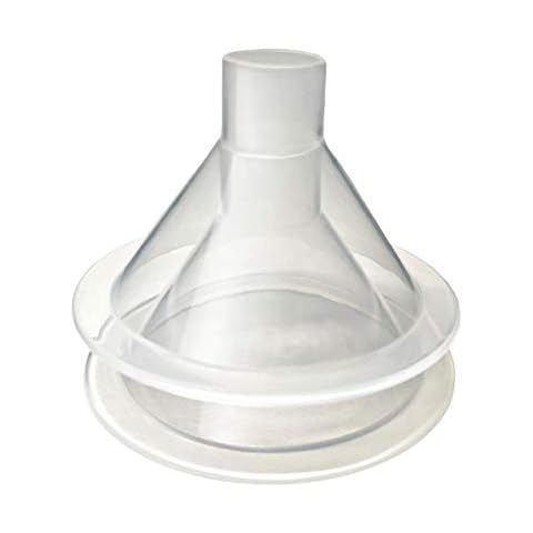 Mini Plastic Funnel for Filling Bottles | 1/2 inch Spout (2 Pack) Cover