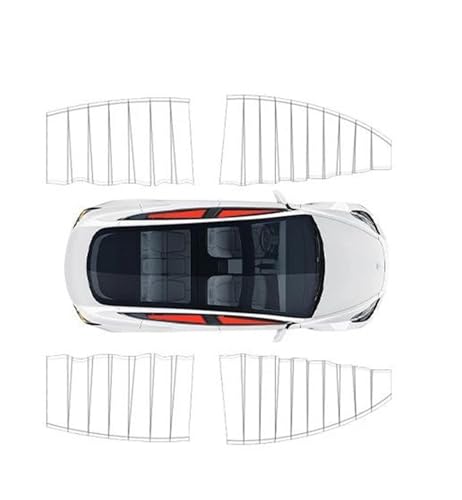 Pare-soleil Tesla Model Y : kit 4 pièces pour fenêtres latérales