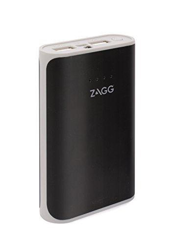 ZAGG IFIGN6-BK0 6000 mAh Ignition Dual USB Portable Charger with Flash Light - Black