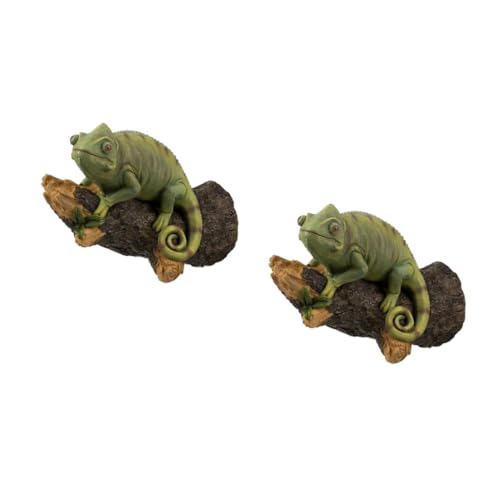 BESPORTBLE 2stücke Simuliertes Chameleon Garten Ornament Lebendige Tierfigur Für Außenbereich Dekoration Für Garten Und Landschaft Resin Handwerkskunst Für Kreative Gestaltung BESPORTBLE 2stücke Simuliertes Chameleon Garten Ornament Lebendige Tierfigur Für Außenbereich Dekoration Für Garten Und Landschaft Resin Handwerkskunst Für Kreative Gestaltung