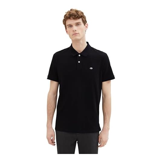 TOM TAILOR Herren Basic Piqué Poloshirt