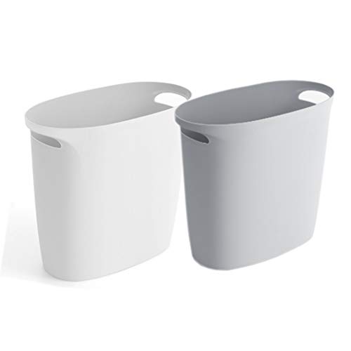 Feiupe 4 Gallon Small Trash Can Wastebasket Trash Bin for Kitchen Office Bathroom,Pack