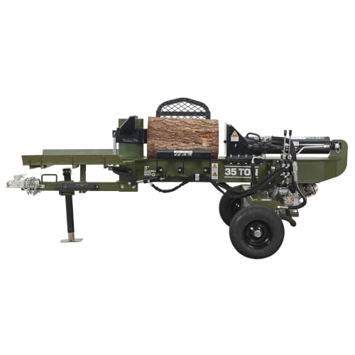 35 Ton 306cc Gas Log Splitter with 4-Way & 6-Way Wedges, Hydraulic Log Lift - Image 2