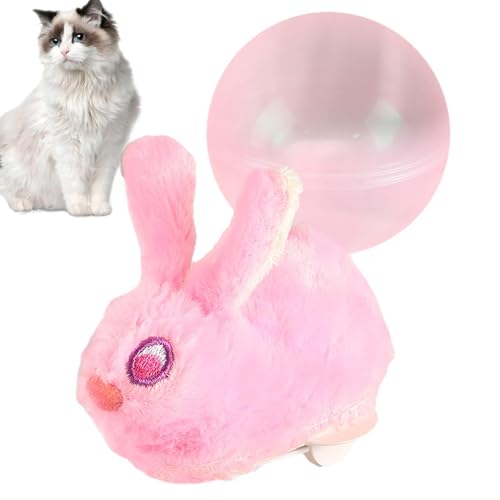 Bola rodante inteligente recargable para ejercicio de gatitos 7
