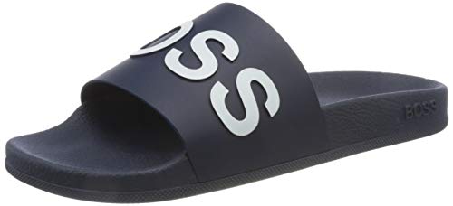 Zuecos de hombre BOSS Bay_Slid_rblg, chanclas de pala deportivas