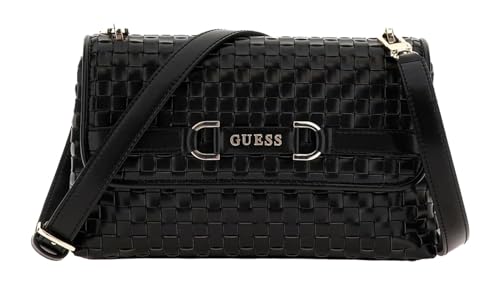 GUESS Maika Crossbody Flap Black le sac à rabat des soirées parisiennes