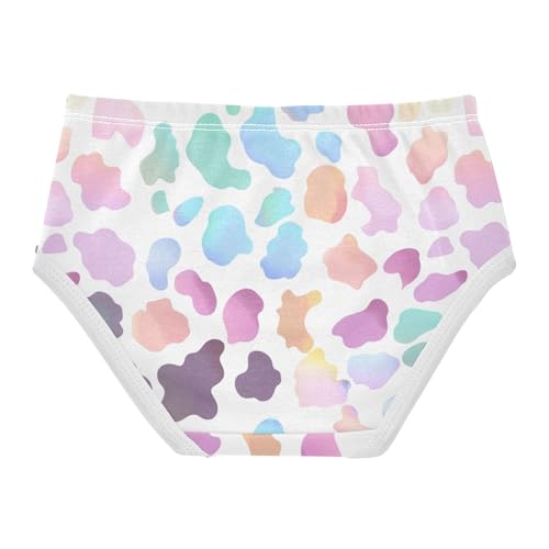 Aesthetic Toddler Underwear Floral 2t Cotton Girl Panties Cute Leopard Print Rainbow Briefs Kids Undies2