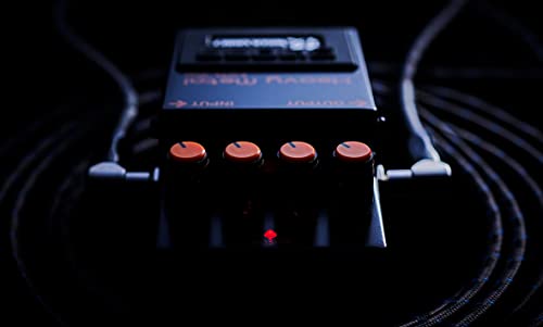 Image of Boss HM-2W Heavy Metal Distortion Pedal Bundle with Gearlux Power Supply, Instrument & Patch Cable, and Picks