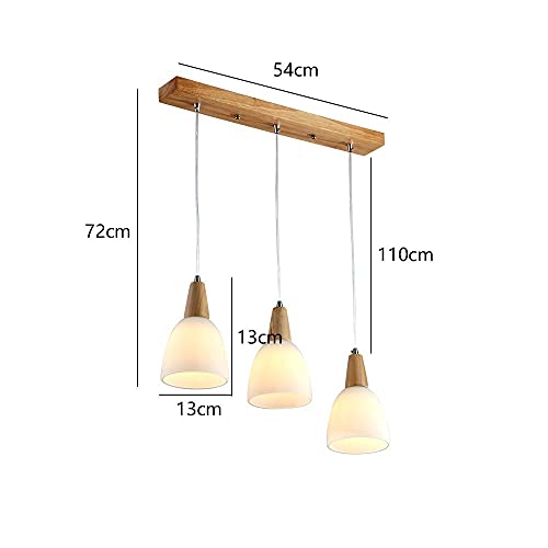 Lampe à suspension en verre de haute qualité style rétro E27 - 7