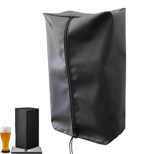 Cubierta para torre de cerveza, funda impermeable con cremallera, escudo de corriente de un solo toque, protector de cordón para exteriores, resistente a la intemperie, a prueba de polvo, con