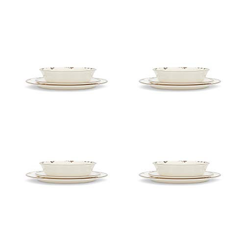 Fox Run Melamine Dinnerware Set Ivory, 10" #TOP22