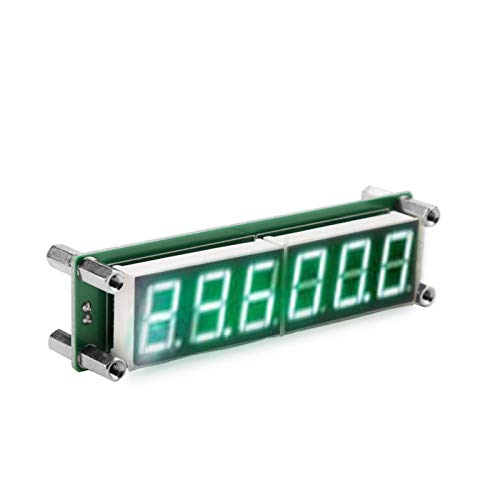 Image of Tiiyee Signal Frequency Counter, 1MHz-1000MHz Digital Cymometer Tester PLJ-6LED-H | High Resistance LED Display Module with Brightness Adjustable Double Button Control for RF Signal Measurement and Electronics