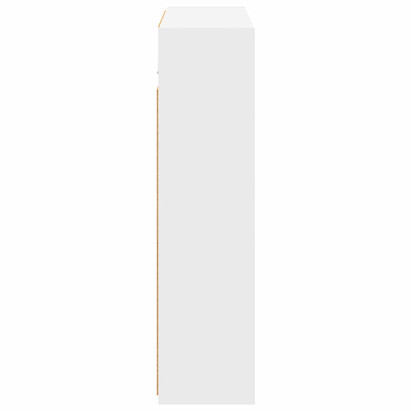 Armadietto da bagno con specchio in legno bianco, 73,5 x 16 x 62,5 cm, con ripiani regolabili, montaggio a parete, per mobili da bagno e salvaspazio nella stanza degli ospiti e nella