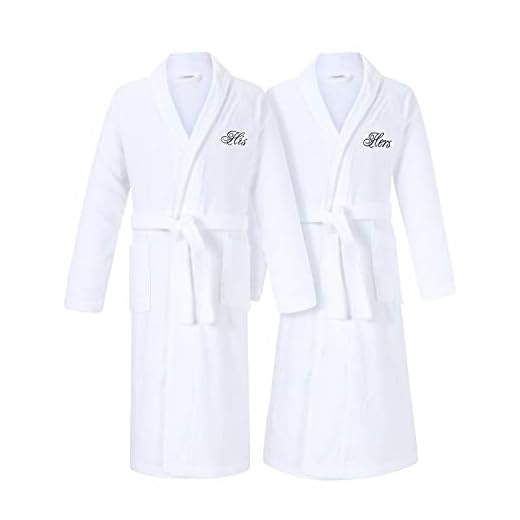 Romance Helpers His and Hers Robes Set | Set of 2 Terry Cotton Robes for Couples | Perfect Wedding Engagement Anniversary Couple Gifts