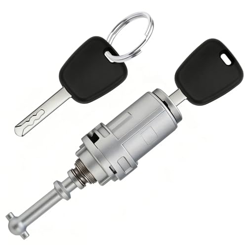 Serrure de porte avant gauche conducteur pour Citroën C3 / C3 Pluriel (2002-2011) / C2, Barillet de porte avec 2 clés OEM 9170T9 9170W9