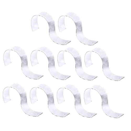 OFFSCH Belt Organizer s Shape Acrylic Display Racks 10pcs Belt Storage Stands