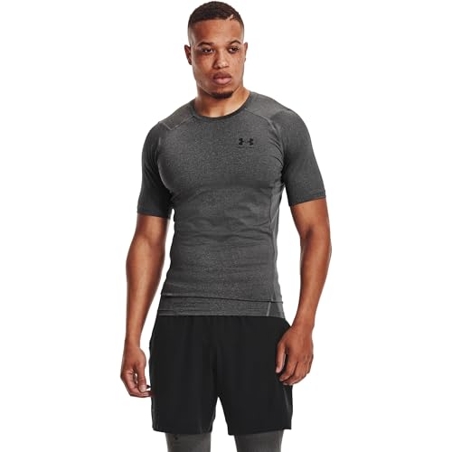 Image of Under Armour Men's UA HG Armour Comp SS Short Sleeve Functional Shirt Quick Dry T-Shirt with Compression Fit