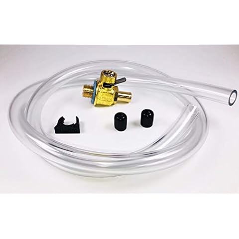 Fumoto F106N Oil Drain Valve with Heavy Duty 3' Hose Kit for Fumoto Long Nipple Cover